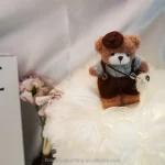High-End Handwoven Needle-knit Bear Stuffed Animal Toy Fluffy Cotton Texture and Fun Modeling Collection-Level Healing Gift - Image 6
