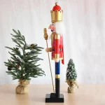 Wholesale Customize Handcraft 90cm 3ft Wooden Nutcracker Ornaments for Outdoor Christmas Decoration - Image 4