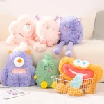 Cute Monster Toy Strike Plush Doll Soft Stuffed Animal Reen Alien Monster Plush Toy for Kids