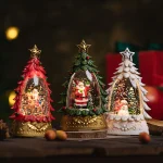 2025 Christmas Cute Handmade Santa Shaped Small Ornaments High Quality Resin Crafts Decoration - Image 4
