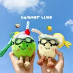 Wholesale JIJIA Customized Aruba Coconut Plush Figure Toys Stuffed pp Cotton jelly Design Plush Toy - Image 2