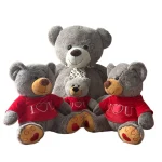 Factory Price Large Size Ribbon Bear Plush Toy Cuddle Doll Soft Stuffed Toy Happy Gift - Image 2