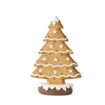 Wholesale New Gingerbread Christmas Tree Resin Decor Festive Home Tabletop Ornament Gift - Image 5