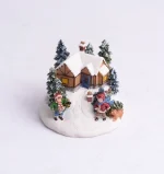 Christmas Tree Desktop Ornament Decoration Gift Resin Mini Christmas Ornament for Craft Desktop Christmas - Image 5