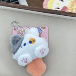 Fashionable and Cute Bag Pendant Gift Plush DIY Handmade Keychain for Girls - Image 5