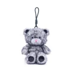 New Arrival Plush Weighted Sitting Bear Keychain Stuffed Animal Bag Pendant Christmas Gift Soft Weighted Colorful Bear Key Ring - Image 3