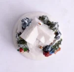 Christmas Tree Desktop Ornament Decoration Gift Resin Mini Christmas Ornament for Craft Desktop Christmas - Image 6