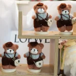 High-End Handwoven Needle-knit Bear Stuffed Animal Toy Fluffy Cotton Texture and Fun Modeling Collection-Level Healing Gift - Image 2