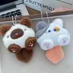 Fashionable and Cute Bag Pendant Gift Plush DIY Handmade Keychain for Girls - Image 2