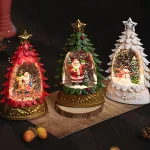 2025 Christmas Cute Handmade Santa Shaped Small Ornaments High Quality Resin Crafts Decoration - Image 2